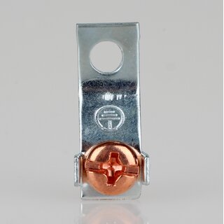 Erdlasche mit Loch 4,2 mm &ndash; Metall verzinkt, 822 mm, fr Lampenbau und Leuchtenmontage
