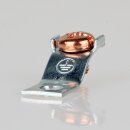 Erdlasche mit Loch 4,2 mm – Metall verzinkt, 8×22 mm, für Lampenbau und Leuchtenmontage