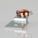 Erdlasche mit Loch 4,2 mm – Metall verzinkt, 12×20 mm, für Lampenbau und Leuchtenmontage