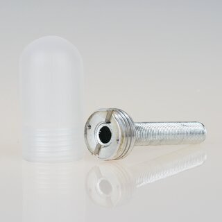 LED Halter Aluminium mit Gewindemantel und M10x1 Innengewinde
