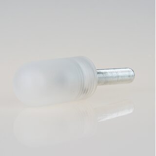 LED Halter Aluminium mit Gewindemantel und M10x1 Innengewinde