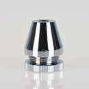 Fassungshalter 25x31mm verchromt mit GY6,35 Niedervolt...