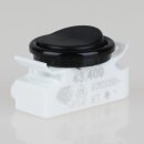 Lampen Einbau-Wippschalter schwarz – BJB 43.409, runde Wippe, 1-polig, 250V/6A