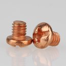 M4 Flachkopfschraube 4mm Metall verkupfert fr...