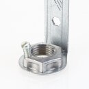 E14 Kunststoff Fassung 80-100mm schwarz mit Metall-Winkel...