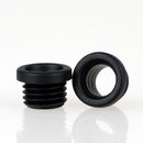 M8x1 Trompetennippel 10x7 mm, Rundbund, Kunststoff...