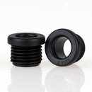 M10x1 Trompetennippel 10x9,5mm Kunststoff schwarz Lnge...