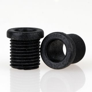 M10x1 Trompetennippel 12x12,5mm Kunststoff schwarz Lnge 10mm ohne Verdrehschutz