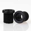 M10x1 Trompetennippel 12x12,5mm Kunststoff schwarz Lnge...