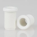 M10x1 Trompetennippel 12x17,5mm Kunststoff wei Lnge...