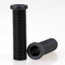 M10x1 Trompetennippel 12x37,5mm Kunststoff schwarz Lnge...