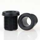 M10x1 Trompetennippel 12x12,5mm Kunststoff schwarz Lnge...