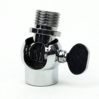 Lampen Kippgelenk 16x27 mm, verchromt, M10 Innengewinde auf M10 Auengewinde