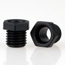 M8x1 Trompetennippel 10x9mm 6-kant Kunststoff schwarz...