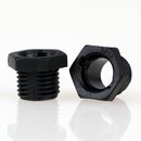 M10x1 Trompetennippel 12x10 mm, 6-kant, 7 mm lang,...