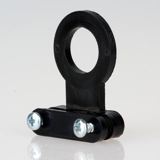 Lampen-Kabelaufhnger Kunststoff schwarz Kabel Zugentlaster fr 13er Rohr