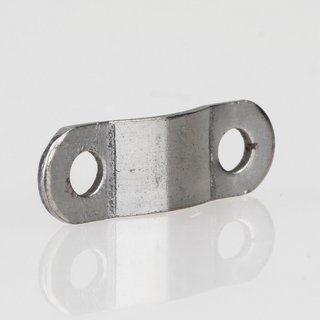 Lampenkabel Schelle Zugentlastung Metall gewlbt 21,5x7x1mm