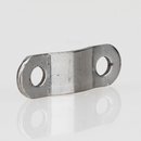 Lampenkabel Schelle Zugentlastung Metall gewlbt 21,5x7x1mm