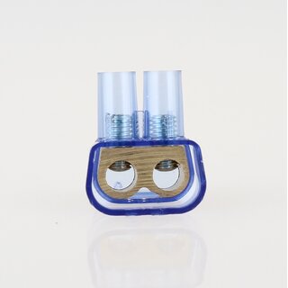 Twin-Lsterklemme transparent 2-polig bis 16mm &ndash; einseitig geschlossen