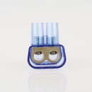 Twin-Lüsterklemme transparent 2-polig bis 16mm² – einseitig geschlossen