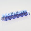 Lsterklemme 2,5mm transparent 10-polig einseitig...