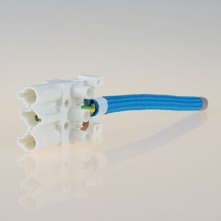 Schnellmontage-Steckverbinder Buchsenteil &ndash; 230V/16A &ndash; wei, Thermoplast, fr Leuchtenverdrahtung