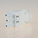Schnellmontage-Steckverbinder Buchsenteil – 230V/16A – weiß, Thermoplast, für individuelle Verbindungsleitungen