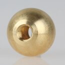 Messing Reduzier-Kugel Ø 25 mm – M10x1 auf M8x1 Innengewinde, für Lampenbau, Leuchtenindustrie und dekorative Anwendungen
