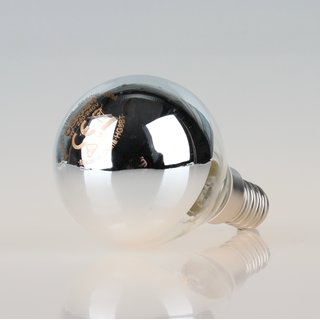 Osram LED Filament Kopfspiegellampe silber 4W/240V Tropfen-Form klar E14 Sockel warmweiß