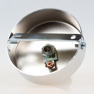 Lampen Baldachin 80  25 mm Metall verchromt mit Zahn-Ringnippel 42 mm &ndash; fr Kettenaufhngung