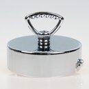 Lampen Baldachin 80  25 mm Metall verchromt mit...
