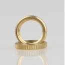 M10x1 Rndelmutter | Kordelmutter 13x2,5mm | Messing roh...