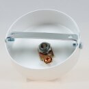 Lampen Baldachin 80 × 25 mm Metall weiß mit...