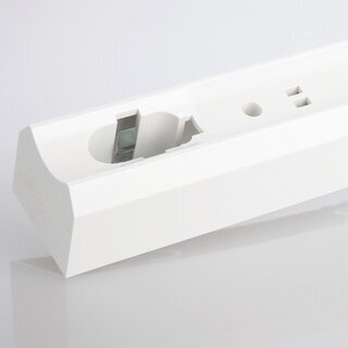 S14s Doppel-Sockel-Fassung fr Linestra-Linienlampen 230V/60W, L50 cm, Kunststoff wei &ndash; RZB