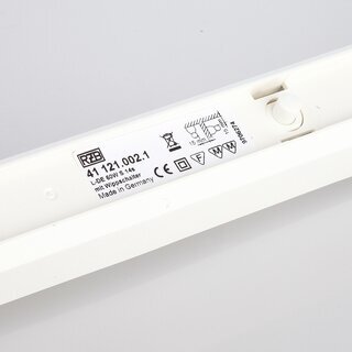 S14s Doppel-Sockel-Fassung fr Linestra-Linienlampen 230V/60W, L50 cm, Kunststoff wei &ndash; RZB