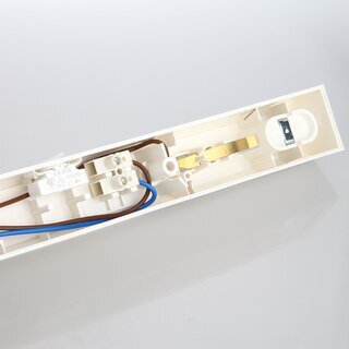 S14s Doppel-Sockel-Fassung fr Linestra-Linienlampen 230V/60W, L50 cm, Kunststoff wei &ndash; RZB