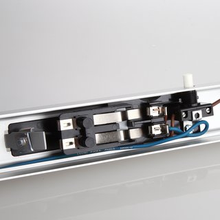 S14s 2 Sockel Fassung silber fr 230V/60W L500 Linestra Linie-Lampe