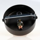 2-Loch Baldachin 80 × 25 mm Metall schwarz mit...