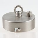 2-Loch Lampen Baldachin 80  25 mm Metall in...