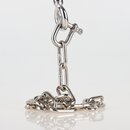 Lampenkette 3,4 mm | Zierkette glatt vernickelt | Fr...