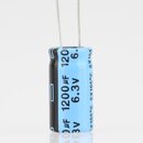 1200uF 6,3V Elko Elektrolytkondensator Radial 105 10x20mm
