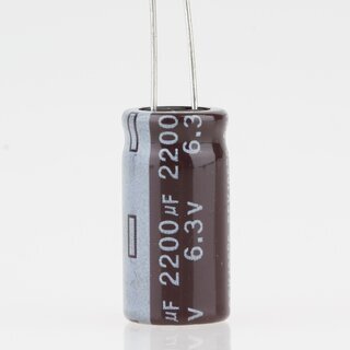 2200uF 6,3V Elko Elektrolytkondensator Radial 105 10x20mm