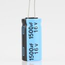 1500uF 16V Elko Elektrolytkondensator Radial 105 12x26mm