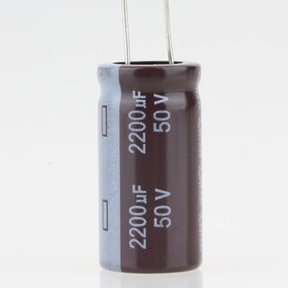 2200uF 50V Elko Elektrolytkondensator Radial 105 18x33mm