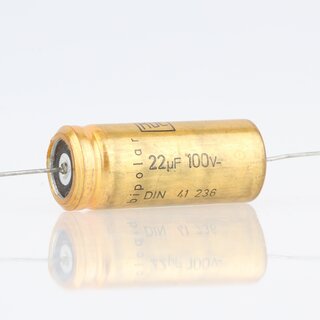 22uF 100V Elko Elektrolytkondensator Axial 105 16x40mm