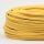 Textilkabel Stoffkabel gelb 3-adrig 3x0,75 Gummischlauchleitung 3G 0,75 H03VV-F textilummantelt
