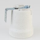 E27 Porzellan-Lampenfassung einteilig mit Erdungsanschluss und Befestigungsbügel – 250V/4A