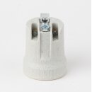 E27 Porzellan-Lampenfassung einteilig mit Erdungsanschluss und Befestigungsbügel – 250V/4A