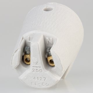 E14 Porzellan Einbau Lampenfassung 250V/2A