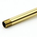 M10x1 Lampen Pendelrohr Messing poliert – 300 mm...